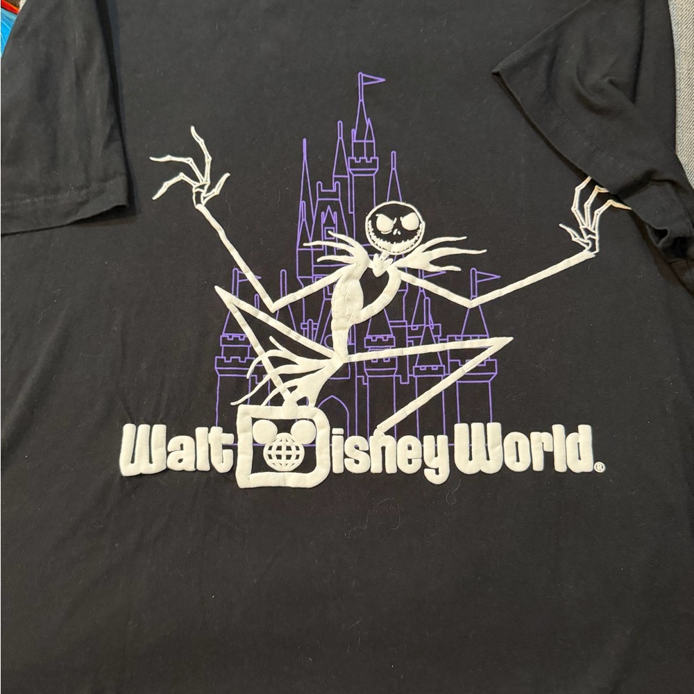 Walt Disney World Black Tshirt The Nightmare Before Christmas Size XXL worn once